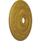 Ekena Millwork Logan Ceiling Medallion (Fits Canopies up to 6 1/8"), 24 1/4"OD x 3 7/8"ID x 2"P, Pharaohs Gold CM24LO1PGS - alternate 4